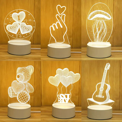 Acrylic 3D Lamps